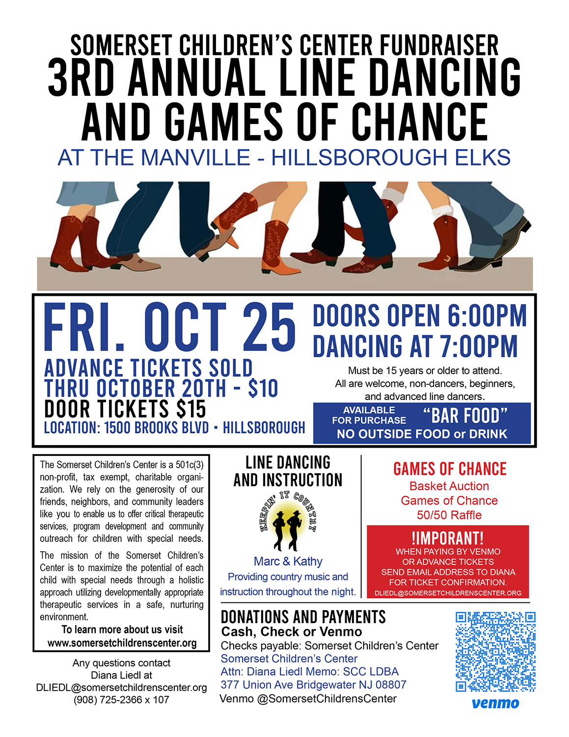 3rd Annual Line Dancing and Games of Chance